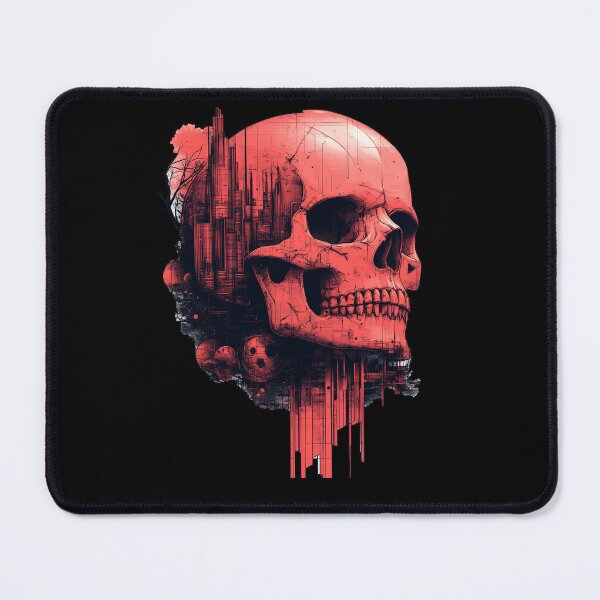 Item preview, Skull and Cityscape: A Digital Fusion designed and sold by Kunst-Shirt.