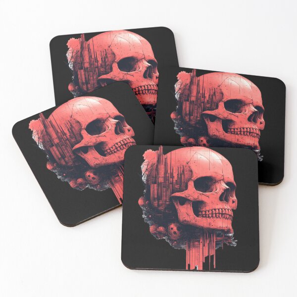 Item preview, Skull and Cityscape: A Digital Fusion designed and sold by Kunst-Shirt.