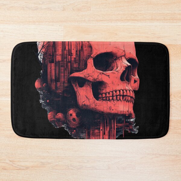Item preview, Skull and Cityscape: A Digital Fusion designed and sold by Kunst-Shirt.