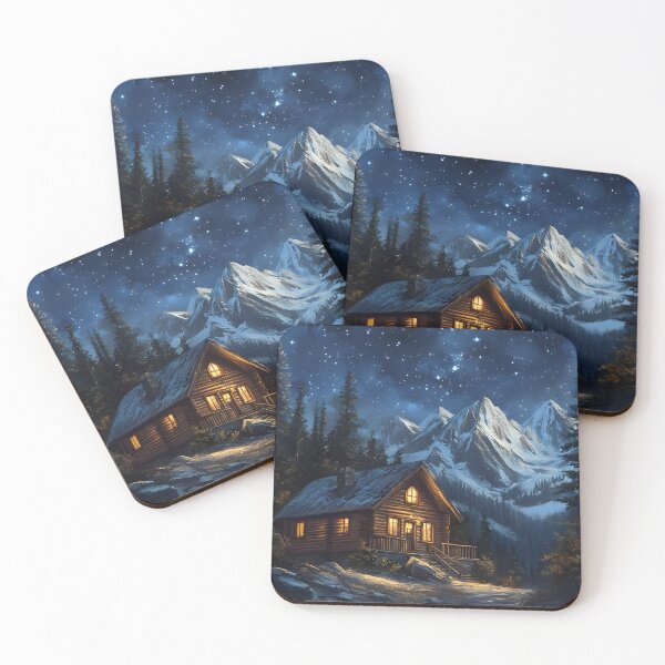 Item preview, Secluded Mountain Cabin Retreat designed and sold by Alin Richard Iovănuț.