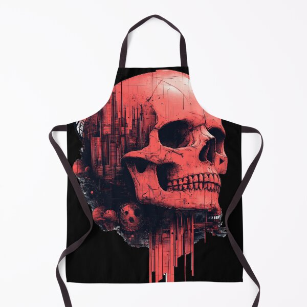 Item preview, Skull and Cityscape: A Digital Fusion designed and sold by Kunst-Shirt.