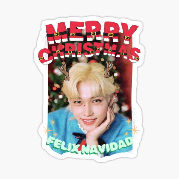 Item preview, Felix Christmas Collage: Stray Kids Holiday Cheer designed and sold by AJUNICE STUDIO.