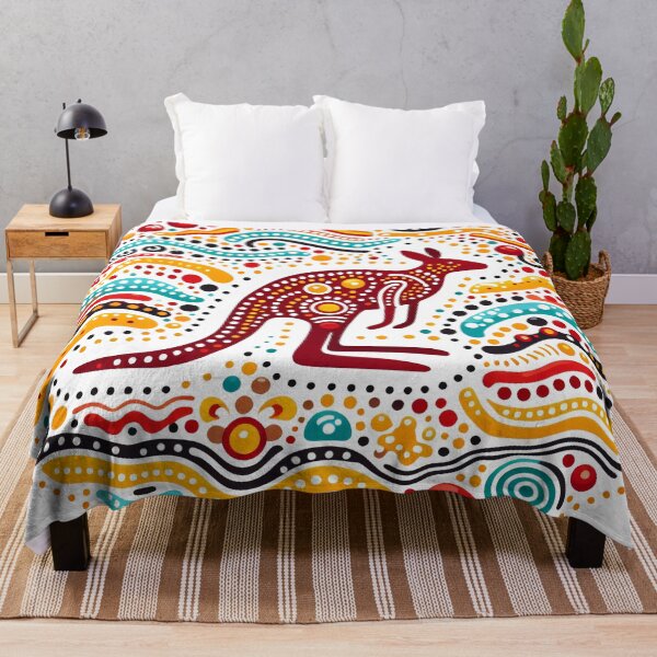Item preview, Cute Red Kangaroo by heidiannemorris © designed and sold by FOLK ART FUSION.