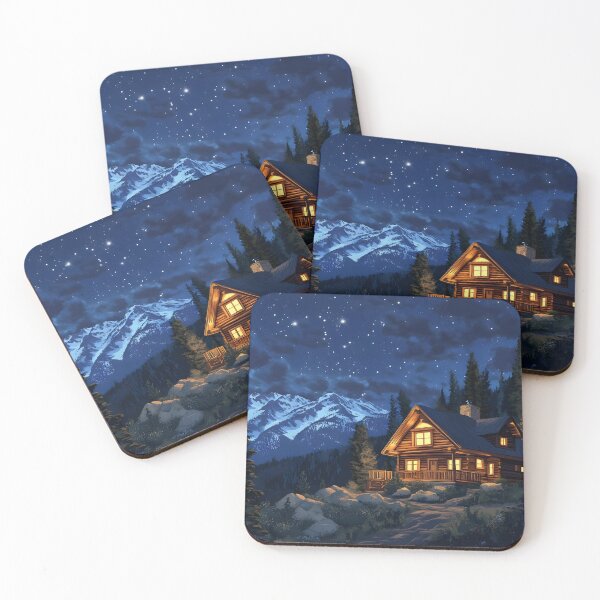 Item preview, Secluded Mountain Cabin Retreat designed and sold by Alin Richard Iovănuț.