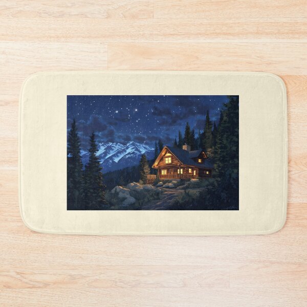Item preview, Secluded Mountain Cabin Retreat designed and sold by Alin Richard Iovănuț.