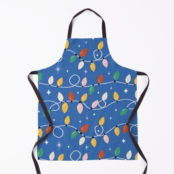 Item preview, Holiday Christmas Lights Minimal Retro Bold Blue designed and sold by susycosta.