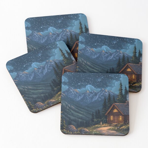 Item preview, Secluded Mountain Cabin Retreat designed and sold by Alin Richard Iovănuț.