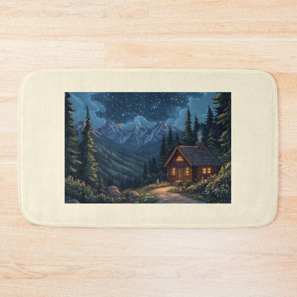 Item preview, Secluded Mountain Cabin Retreat designed and sold by Alin Richard Iovănuț.