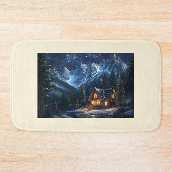 Item preview, Secluded Mountain Cabin Retreat designed and sold by Alin Richard Iovănuț.