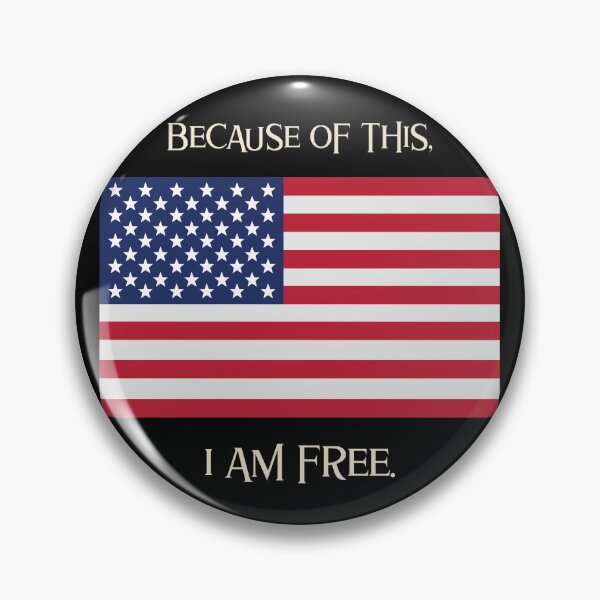 Item preview, Because of this, I am FREE! t-shirt designed and sold by JimDober.