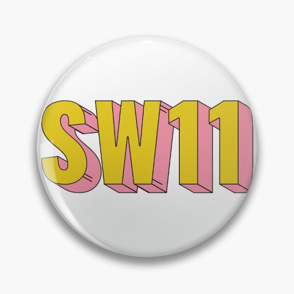 Item preview, SW11 London Postcode Typography Gift designed and sold by eccrafted.