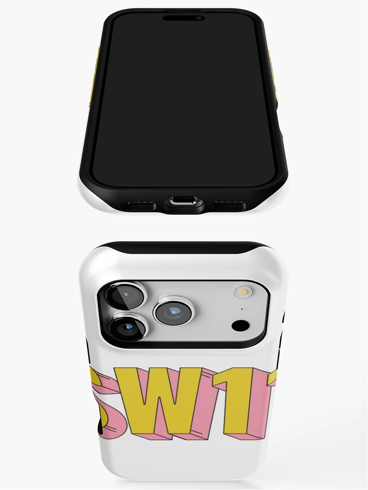 Thumbnail 3 of 4, iPhone Case, SW11 London Postcode Typography Gift designed and sold by eccrafted.