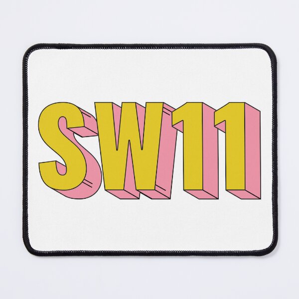 Item preview, SW11 London Postcode Typography Gift designed and sold by eccrafted.