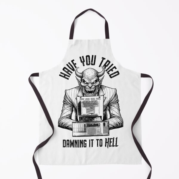 Item preview, Tech Support Halloween Funny Have You Tried Damning Devil IT designed and sold by GrandeDuc.