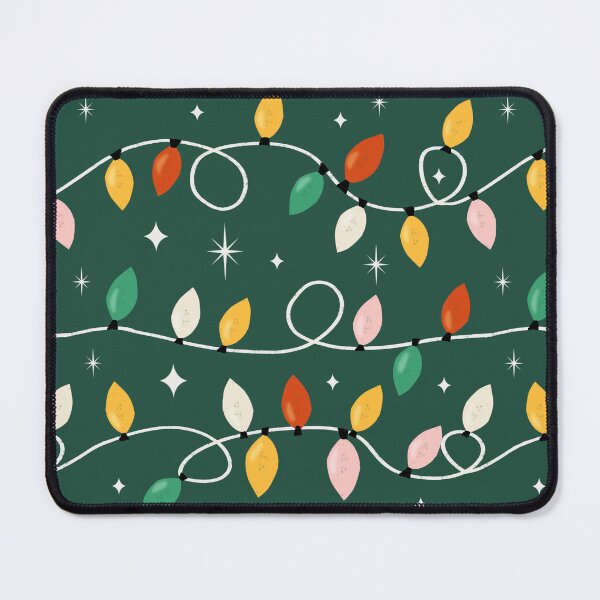 Item preview, Holiday Christmas Lights Minimal Retro Bold Green designed and sold by susycosta.