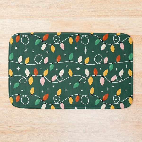 Item preview, Holiday Christmas Lights Minimal Retro Bold Green designed and sold by susycosta.