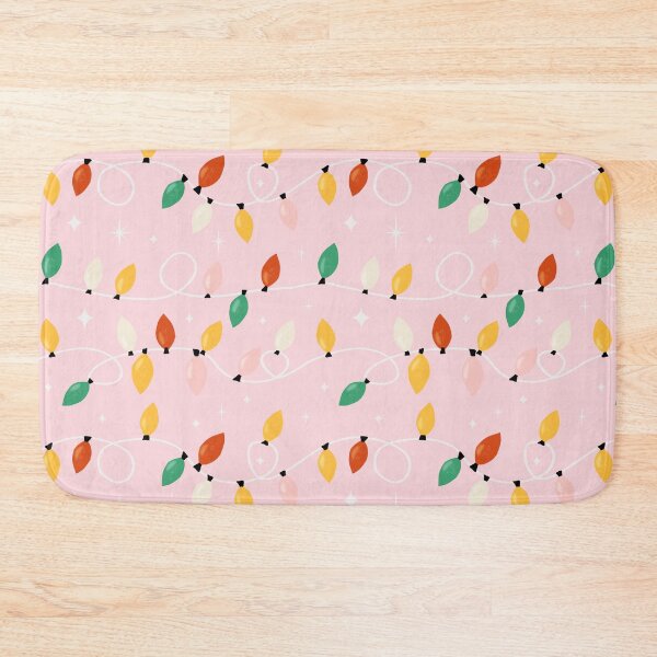 Item preview, Holiday Christmas Lights Minimal Retro Bold Pink designed and sold by susycosta.