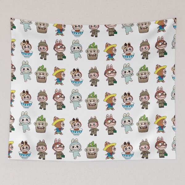 Item preview, Labubu Monsters sticker pack bundle designed and sold by retrippy.