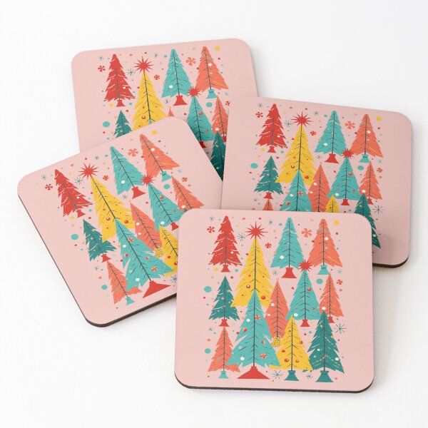Item preview, Kitschmas Fir Christmas Trees Retro Abstract Cut Out designed and sold by taiche.