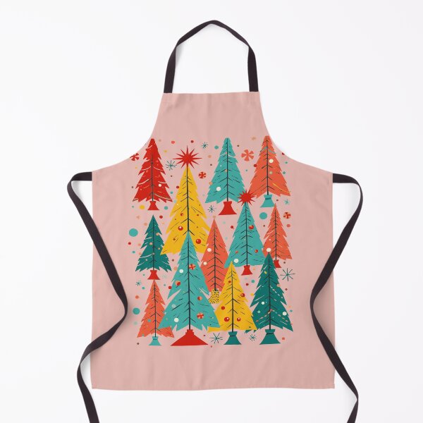 Item preview, Kitschmas Fir Christmas Trees Retro Abstract Cut Out designed and sold by taiche.