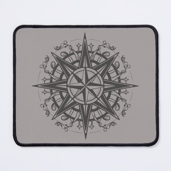 Item preview, Kompassrosen-Design Tee - Minimalist Compass Rose Graphic designed and sold by TrendZ Style.