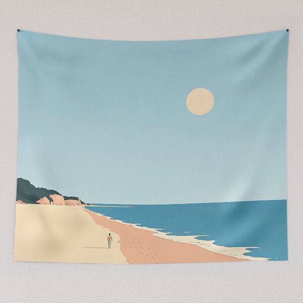 Item preview, Peaceful Beach and Beautiful Sky designed and sold by AiriArt.