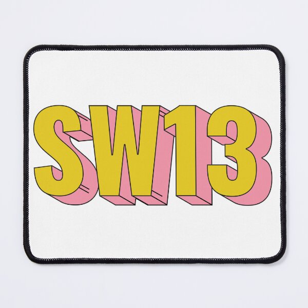 Item preview, SW13 Barnes London Postcode Typography Gift designed and sold by eccrafted.