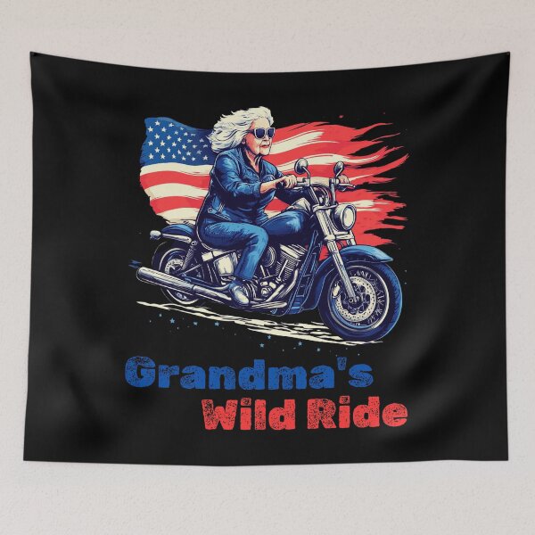 Item preview, Grandma's Wild Ride Funny Gift for Cool Grandma designed and sold by CreatorGemini.