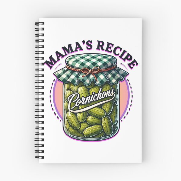 Item preview, Mama’s Recipe Cornichons – Vintage Pickle Jar Design designed and sold by SportyAndArtful.