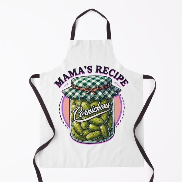 Item preview, Mama’s Recipe Cornichons – Vintage Pickle Jar Design designed and sold by SportyAndArtful.