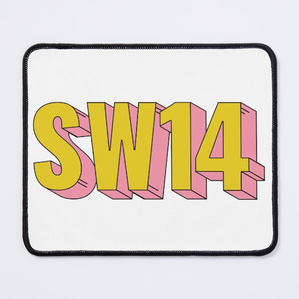Item preview, SW14 Wimbledon London Postcode Typography Gift designed and sold by eccrafted.