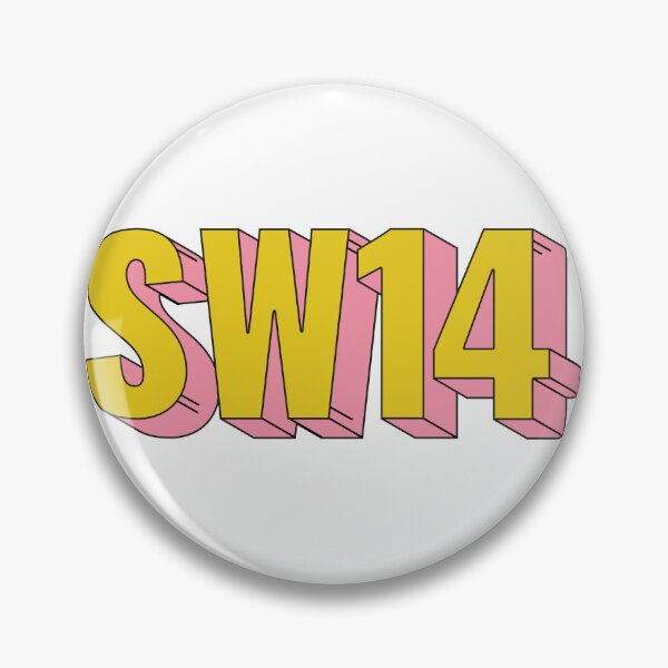 Artikelvorschau, SW14 Wimbledon London Postleitzahl Typografie Geschenk entworfen und verkauft von eccrafted.