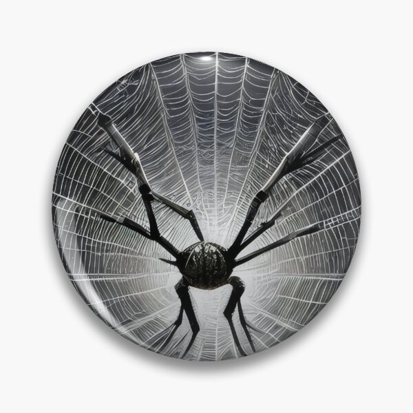 Item preview, Intricate Spider Web with Creepy Spider Dark Art Design designed and sold by Cherry-Cat.