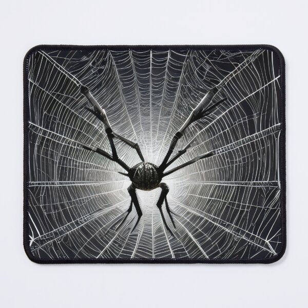 Item preview, Intricate Spider Web with Creepy Spider Dark Art Design designed and sold by Cherry-Cat.