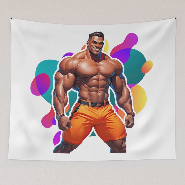 Item preview, New Series: Bodybuilder Sticker #68 designed and sold by ForeverPrintsOK.
