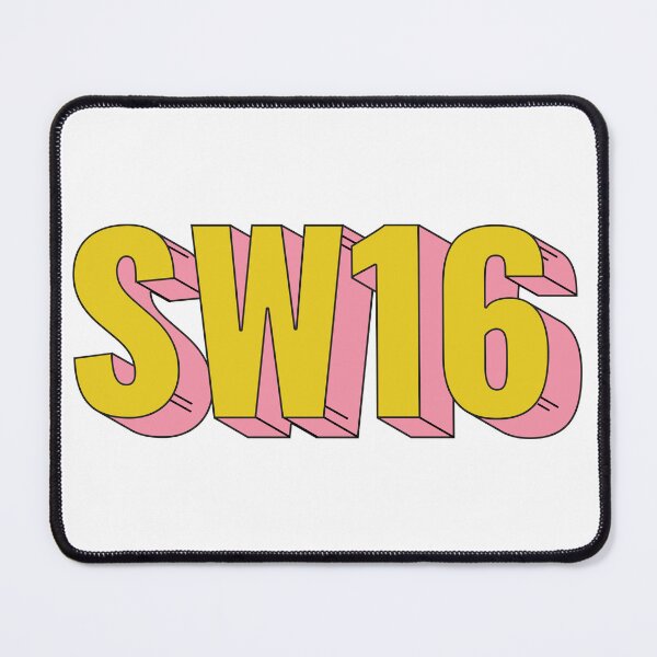 Item preview, SW16 Streatham London Postcode Typography Gift designed and sold by eccrafted.