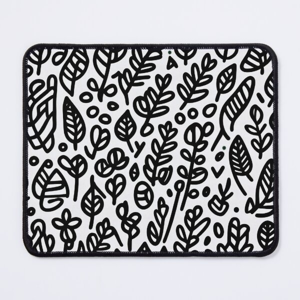 Item preview, Black and White Pen Leafs designed and sold by Viilo.
