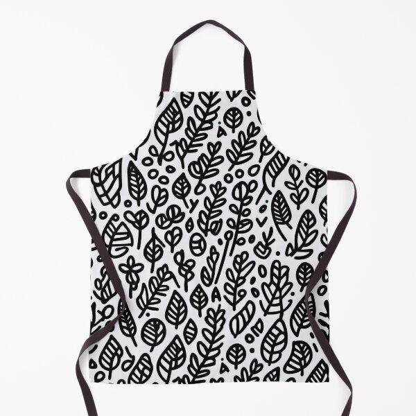 Item preview, Black and White Pen Leafs designed and sold by Viilo.