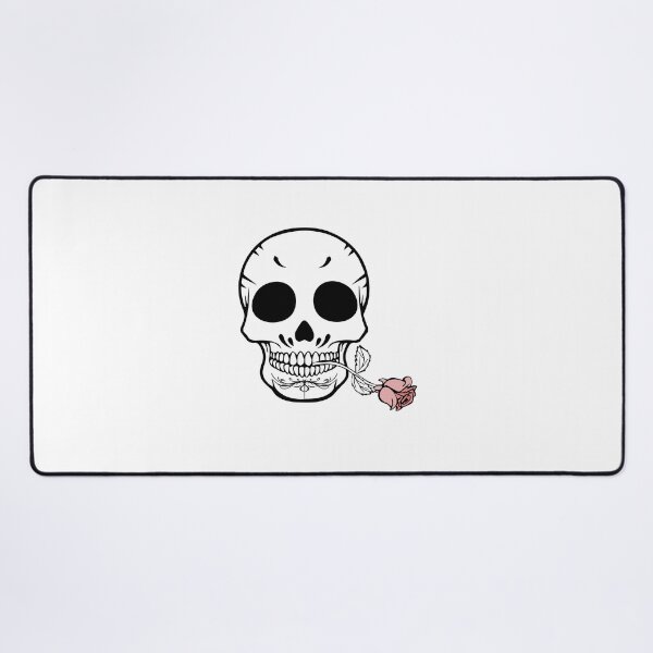Item preview, Skull with rose in mouth bold gothic art  designed and sold by hafidoox.