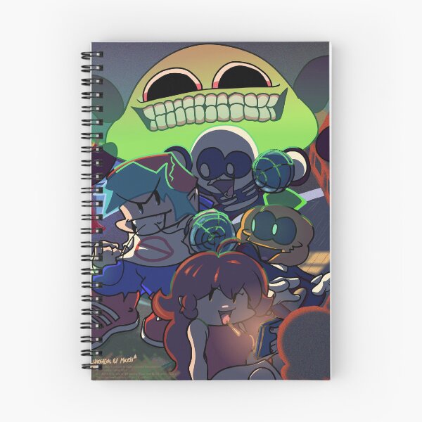 Item preview, Fnf Halloween poster designed and sold by Etch-CR.