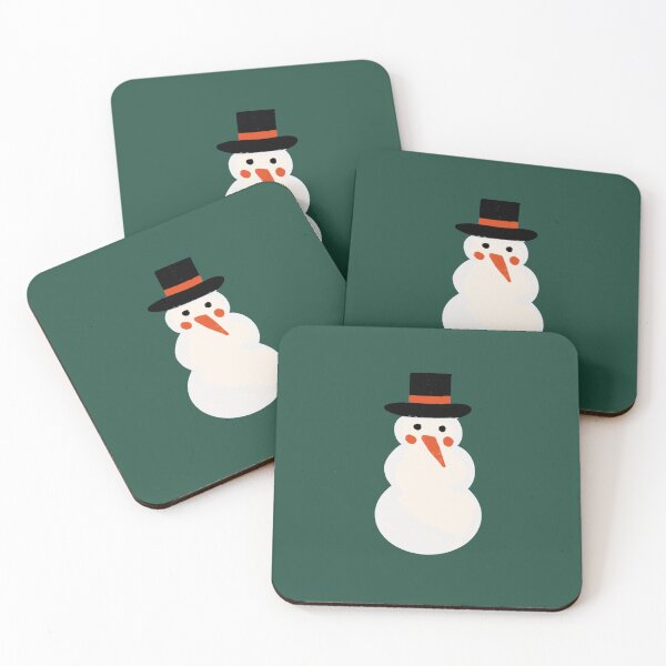 Item preview, Snowman Minimal Retro Bold Green designed and sold by susycosta.
