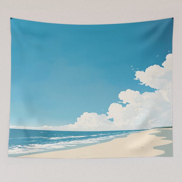 Item preview, Peaceful Beach and Beautiful Sky designed and sold by AiriArt.