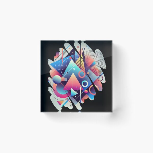 Item preview, Cosmic Neon: Abstract Geometry designed and sold by SparrowTrend.