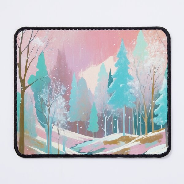 Item preview, Falling Snow Cozy Pink Winter designed and sold by JulieChi.