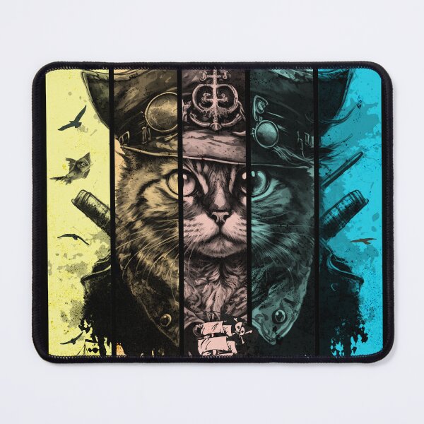 Item preview, Pirate Cat Vintage Comic Book Cover designed and sold by antarte99.