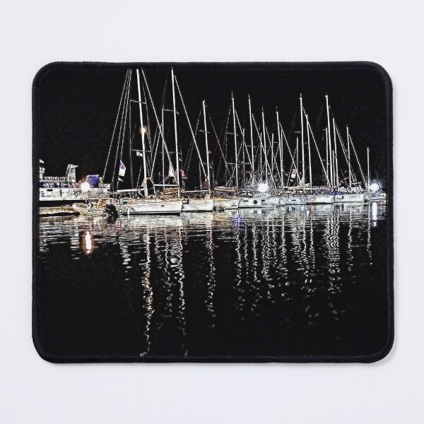 Item preview, Night boats, Sami, Kefalonia, paint effect, designed and sold by paulboizot.