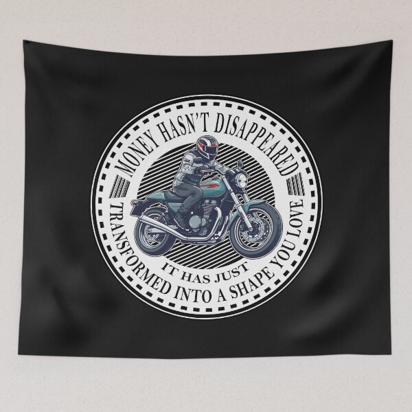 Item preview, Funny motorcycle_Money hasn’t disappeared designed and sold by jessie848v.