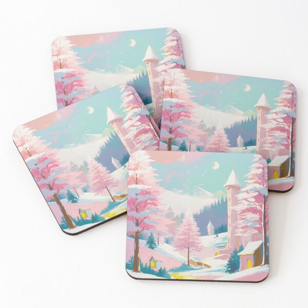 Item preview, Winter Wonderland, Pastel Pink Christmas designed and sold by JulieChi.