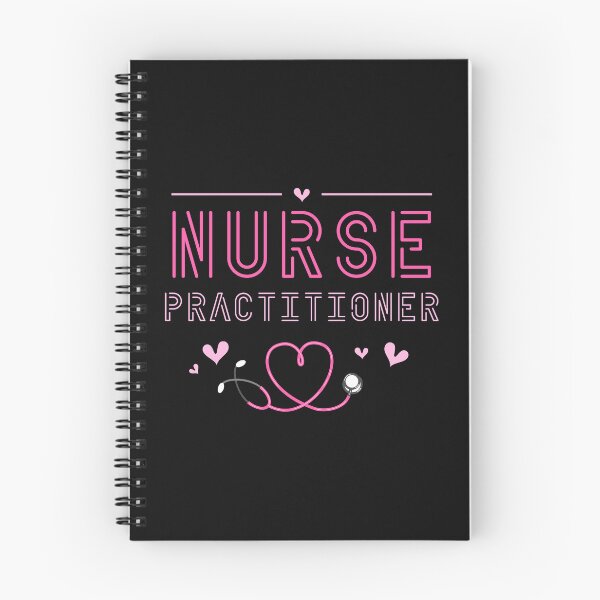 Item preview, Nurse Practitioner with hearts and stethoscope designed and sold by melodicdesign.
