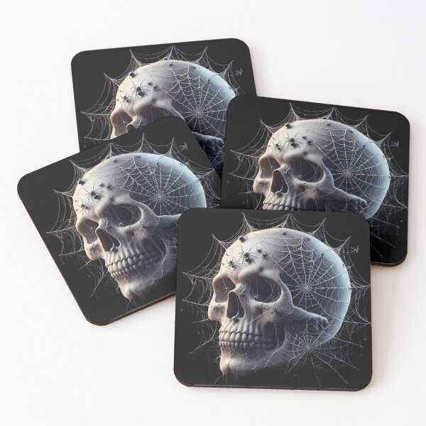 Item preview, Halloween Spider Web Skull designed and sold by 3stars9.